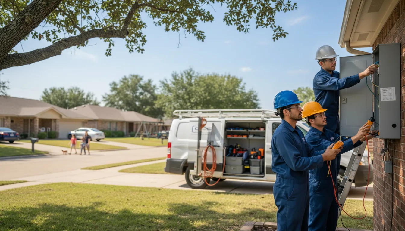 Certified electrician providing emergency electrical services in Paris, MS